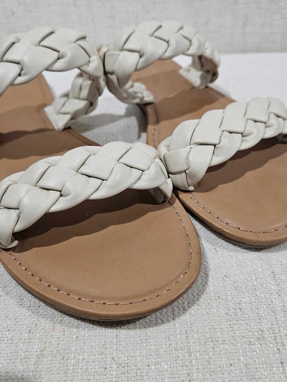 a new day Cream Braided Double-Strap Slide Sandals - Picture 2 of 2